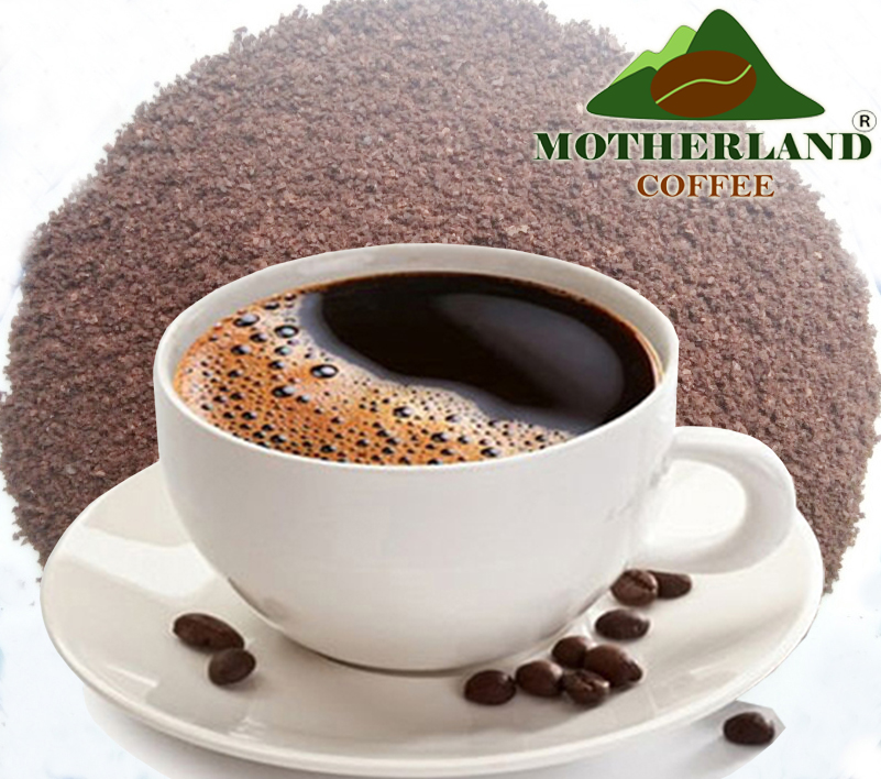 bột cafe phin motherland màu nâu đẹp bột cafe phin motherland màu nâu đẹp