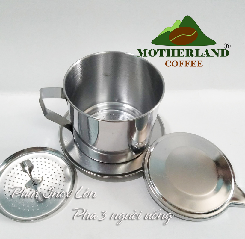 phin cafe inox lớn 3 người uống phin cafe inox lớn 3 người uống