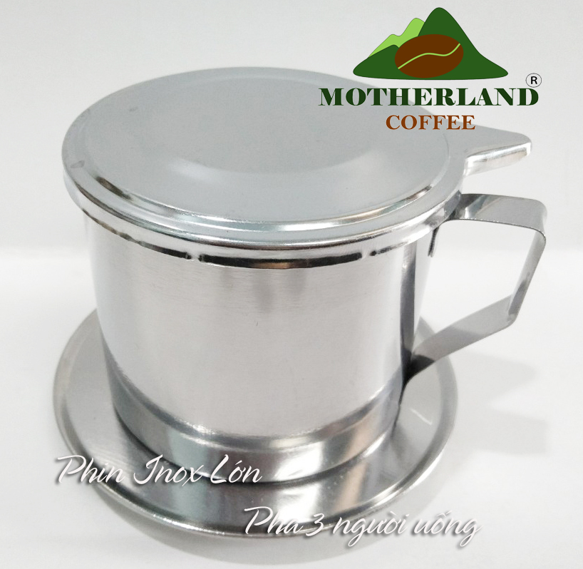 phin cafe inox lớn pha 3 người uống phin cafe inox lớn pha 3 người uống