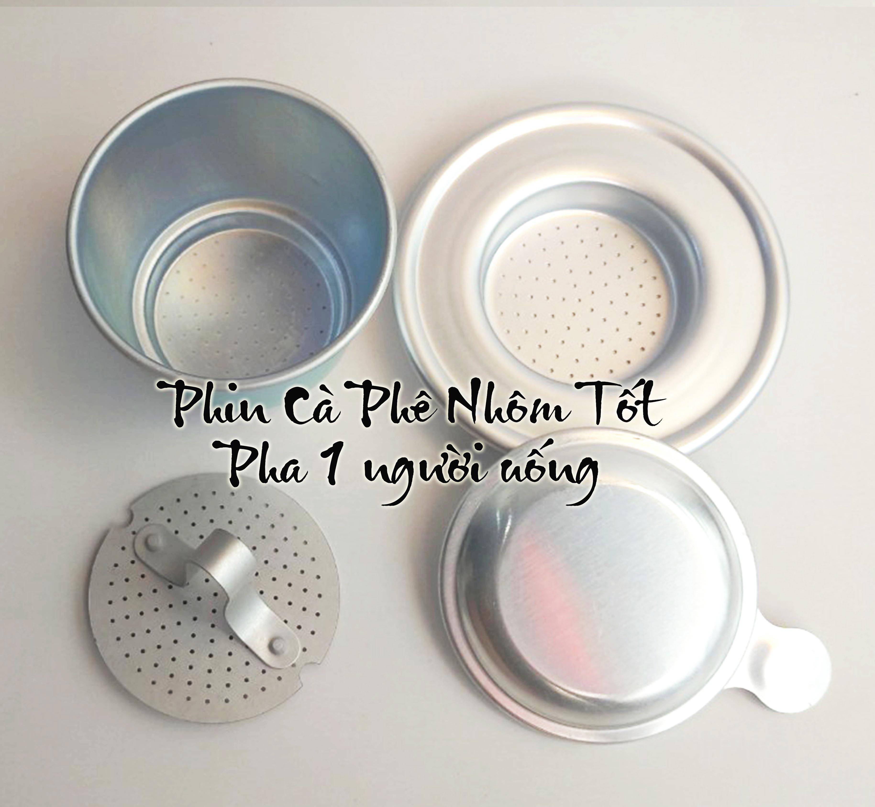 phin cafe nhôm màu trắng bạc phin cafe nhôm màu trắng bạc