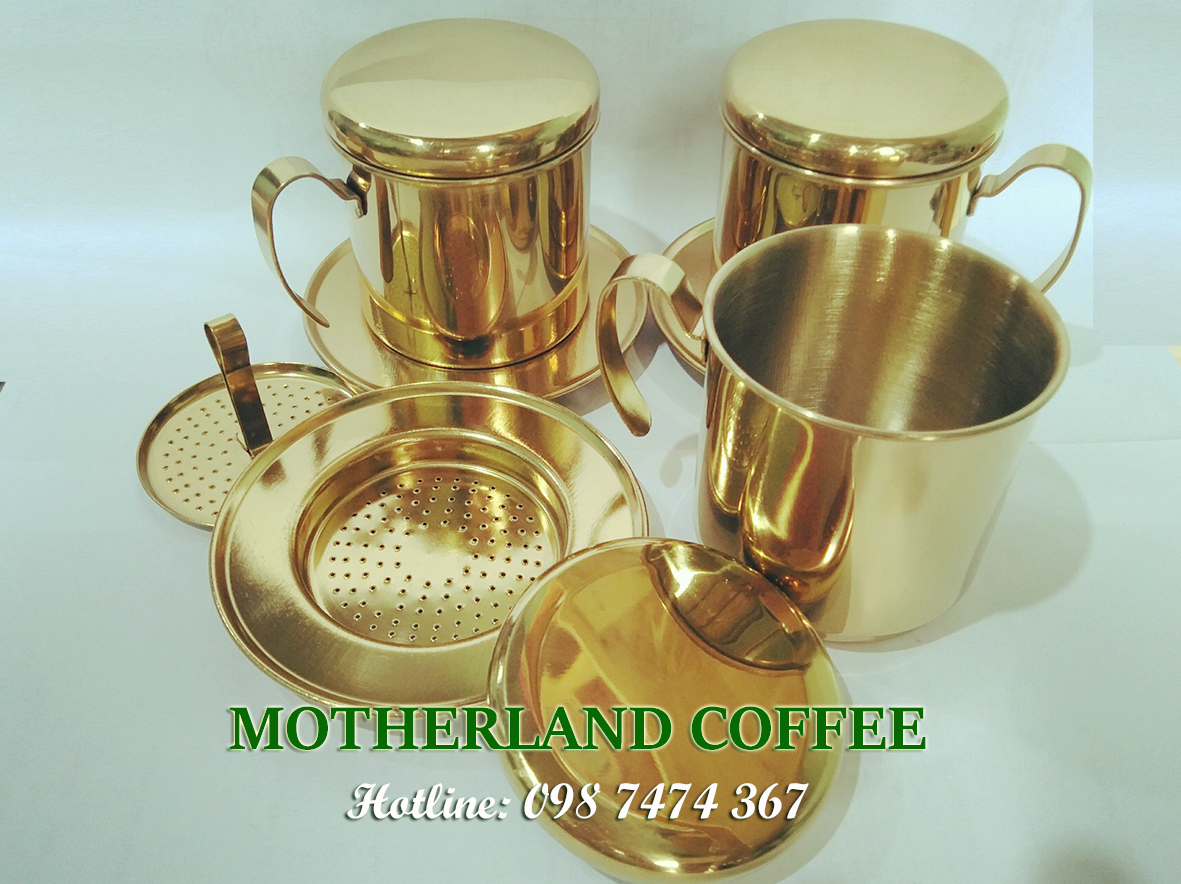 phin pha cà phê inox cao cấp mạ vàng phin pha cà phê inox cao cấp mạ vàng