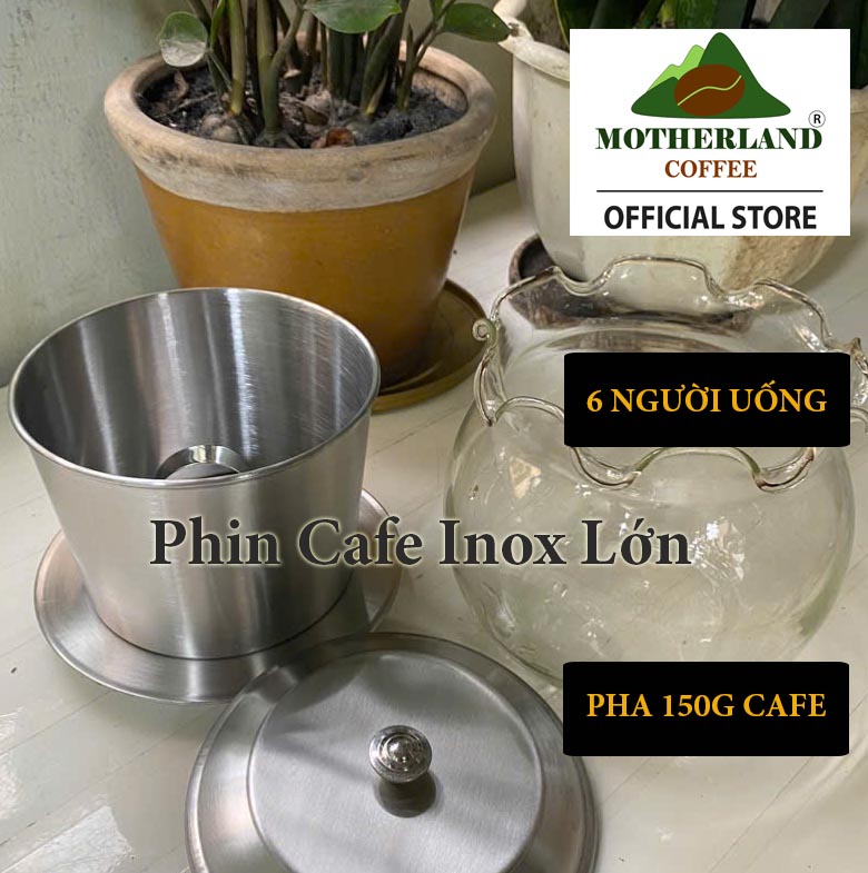 phin pha cà phê inox cỡ lớn phin pha cà phê inox cỡ lớn