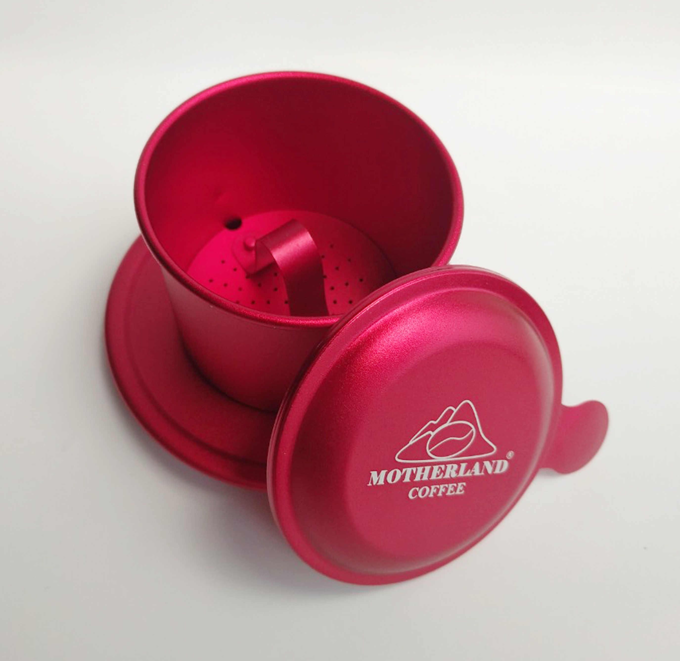 phin pha cafe cao cấp màu đỏ đẹp Motherland phin pha cafe cao cấp màu đỏ đẹp Motherland