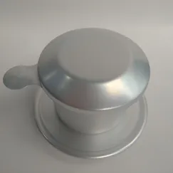 PHIN CAFE NHÔM CAO CẤP MÀU TRẮNG BẠC