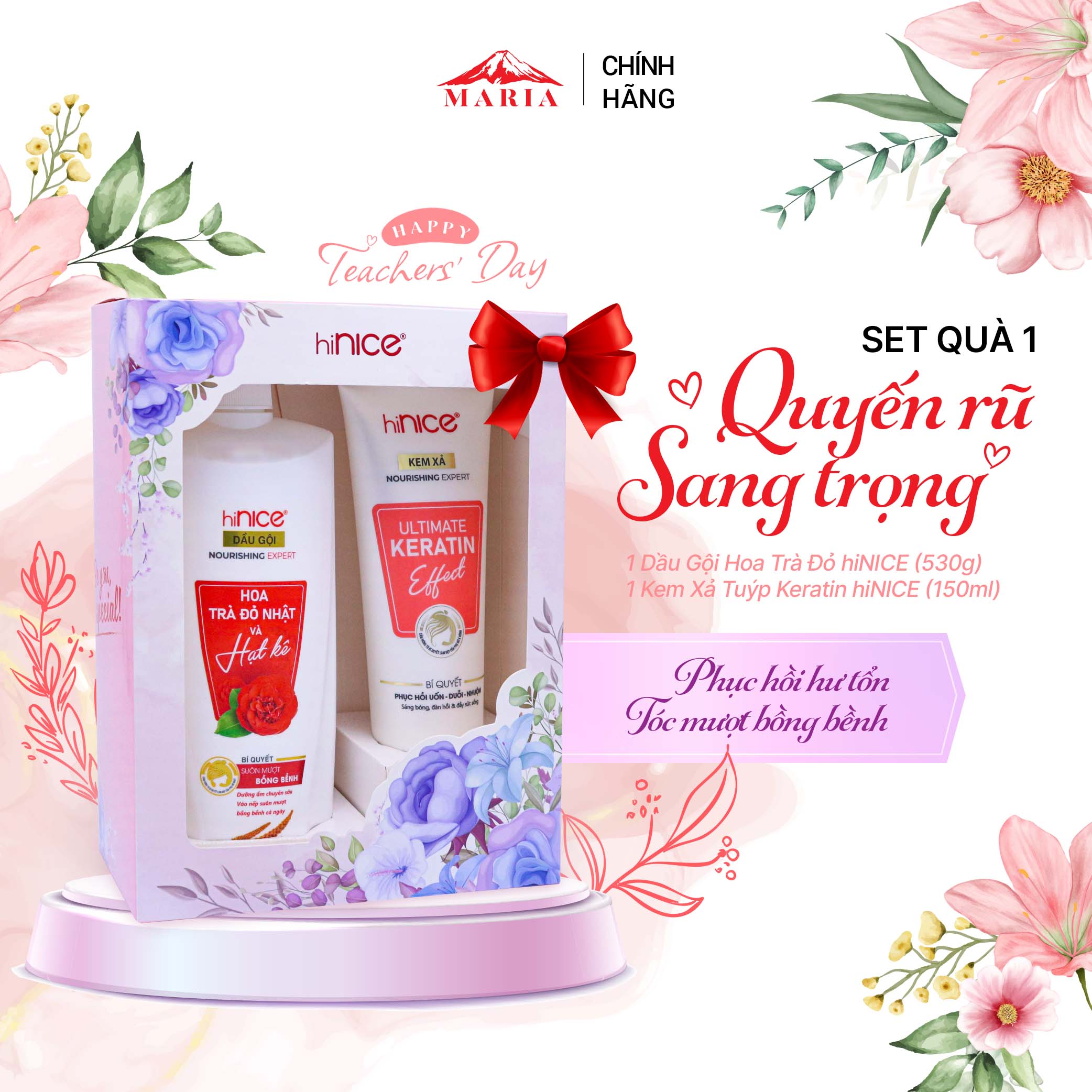 Bí quyết phục hồi tóc suôn mượt bồng bềnh hiNICE