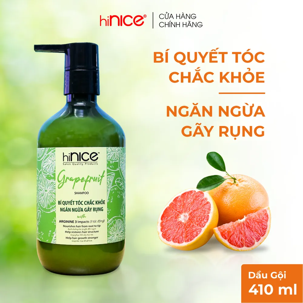 Dầu gội Bưởi Grapefruit hiNICE ngăn ngừa gãy rụng 422g