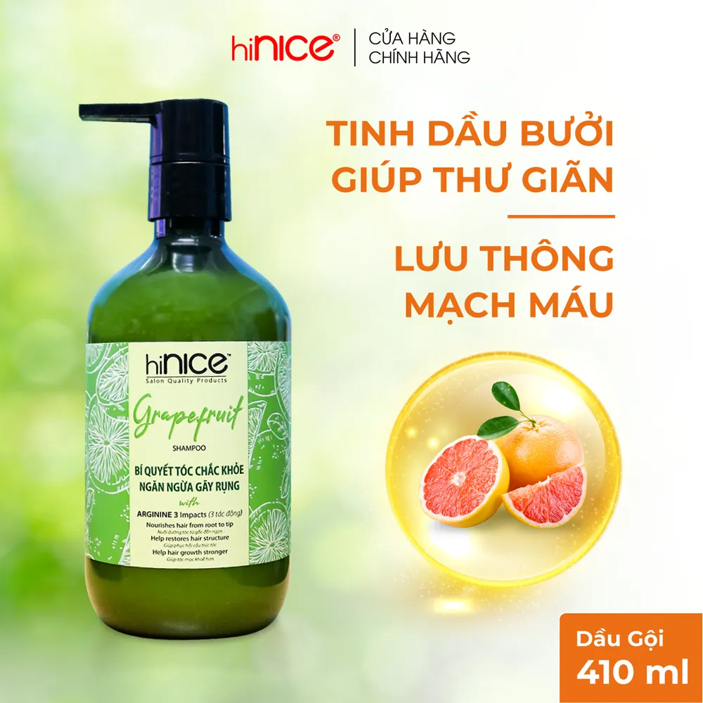 Dầu gội Bưởi Grapefruit hiNICE ngăn ngừa gãy rụng 422g