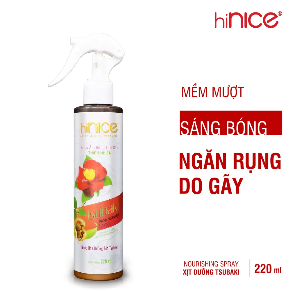 Nước hoa dưỡng tóc Tsubaki hiNICE ngăn ngừa gãy rụng 220ml