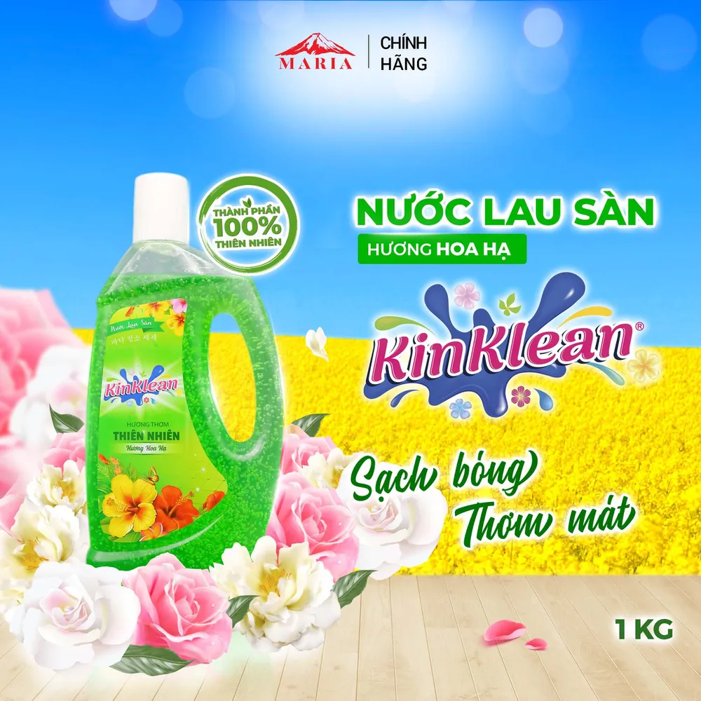 Nước Lau Sàn KinKlean hương Hoa Hạ (1kg)