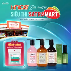Chương Trình Tặng Khăn HINICE Tại SATRA - Cơ Hội Có 1-0-2 Cho Các Tín Đồ Yêu Thích Sản Phẩm Tự Nhiên!