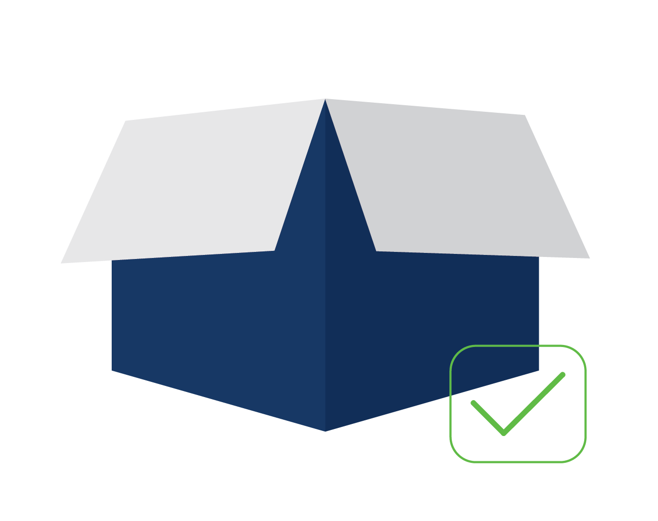 Thùng tips box mica đen