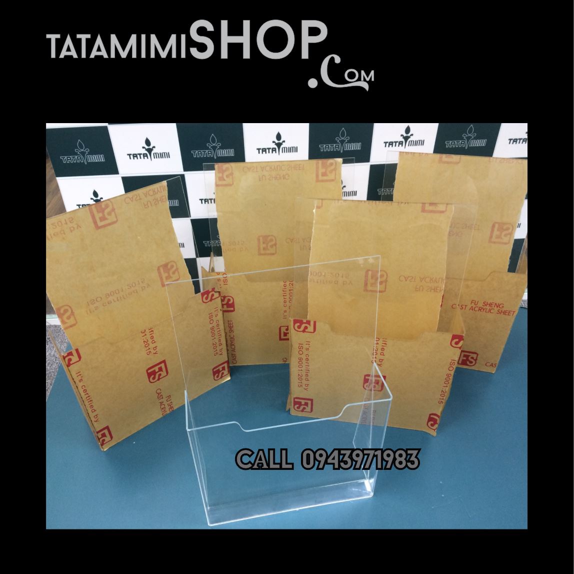 Hộp Mica để tờ rơi A5-1 ngăn Hộp Mica để tờ rơi A5-1 ngăn