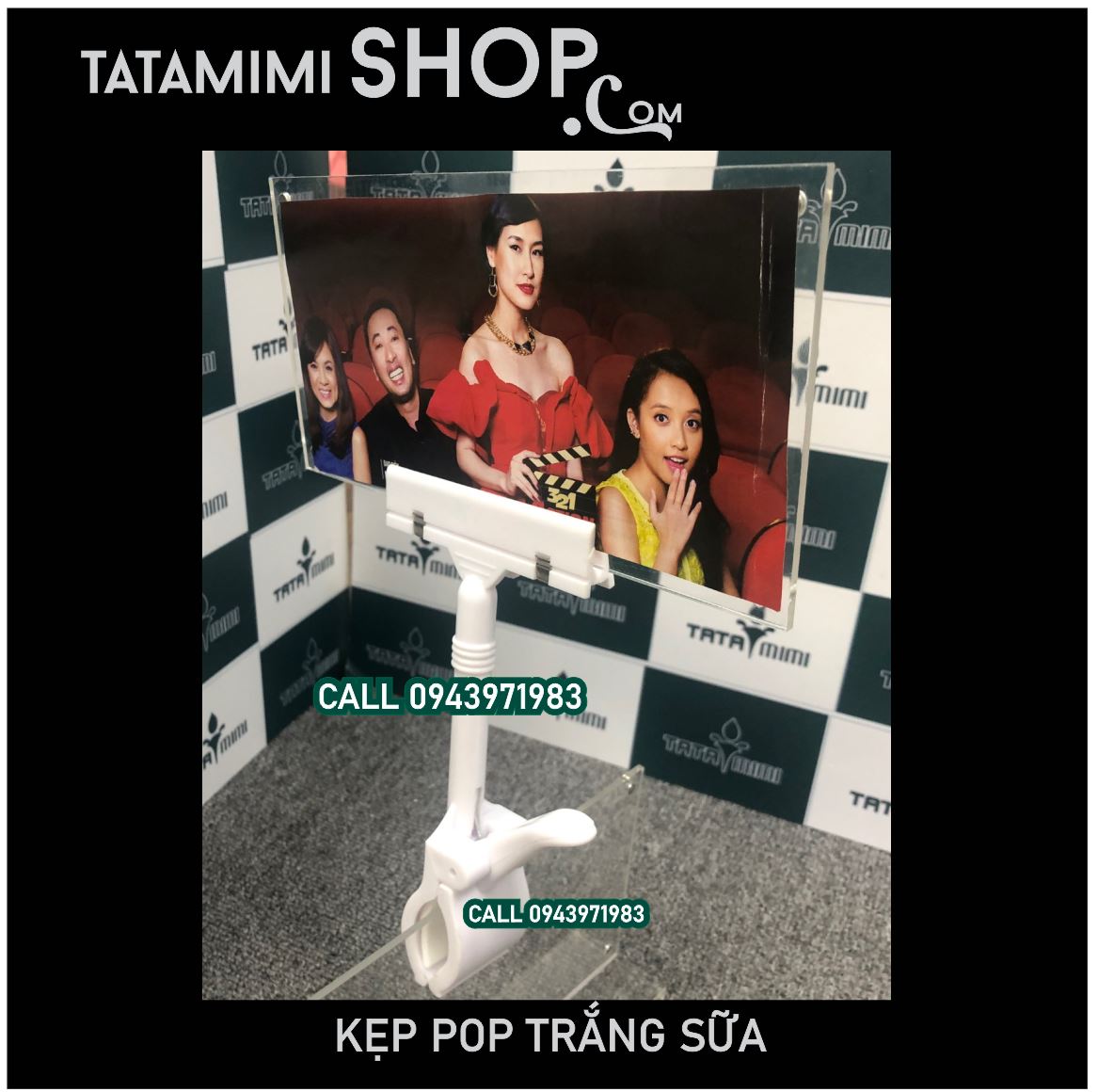 Kẹp pop Trắng sữa hình ngón tay