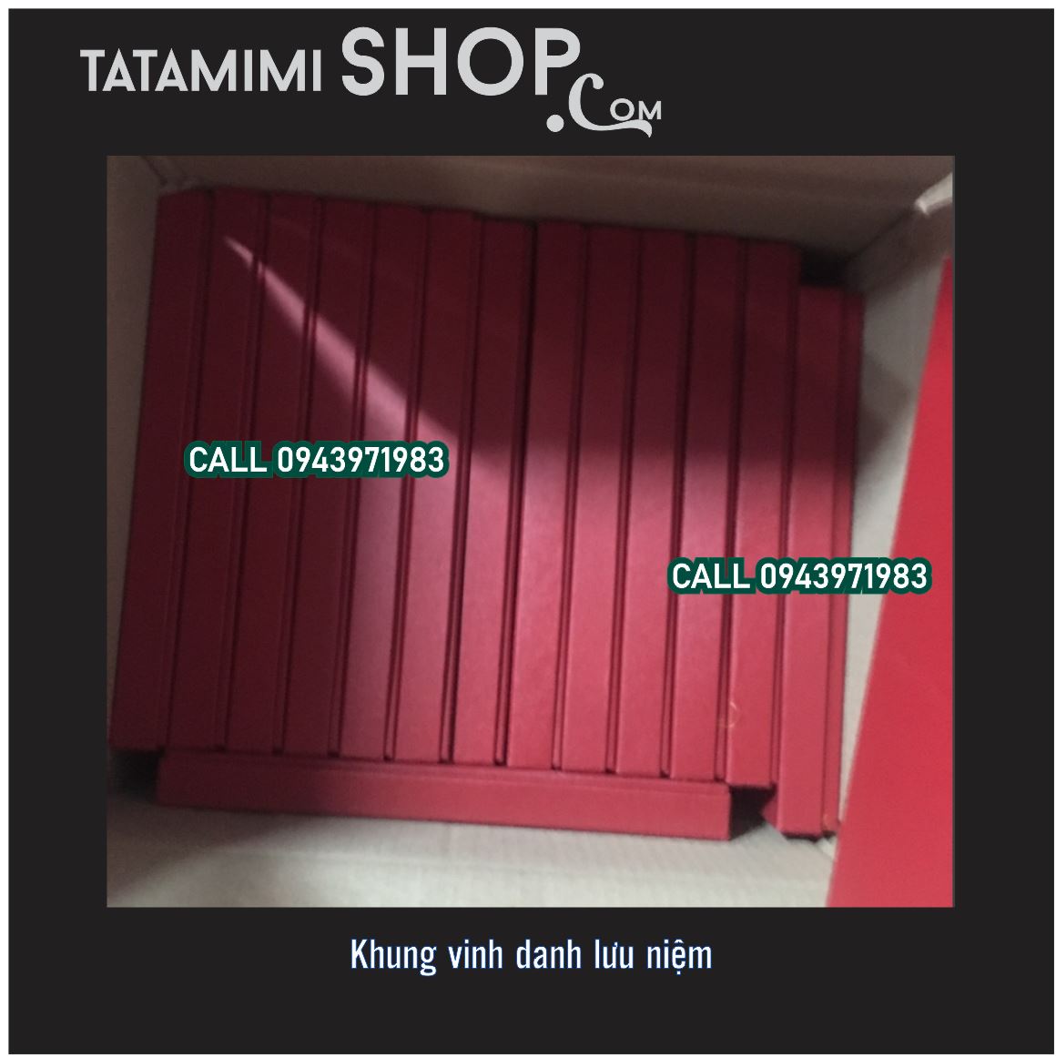 Khung vinh danh lưu niệm