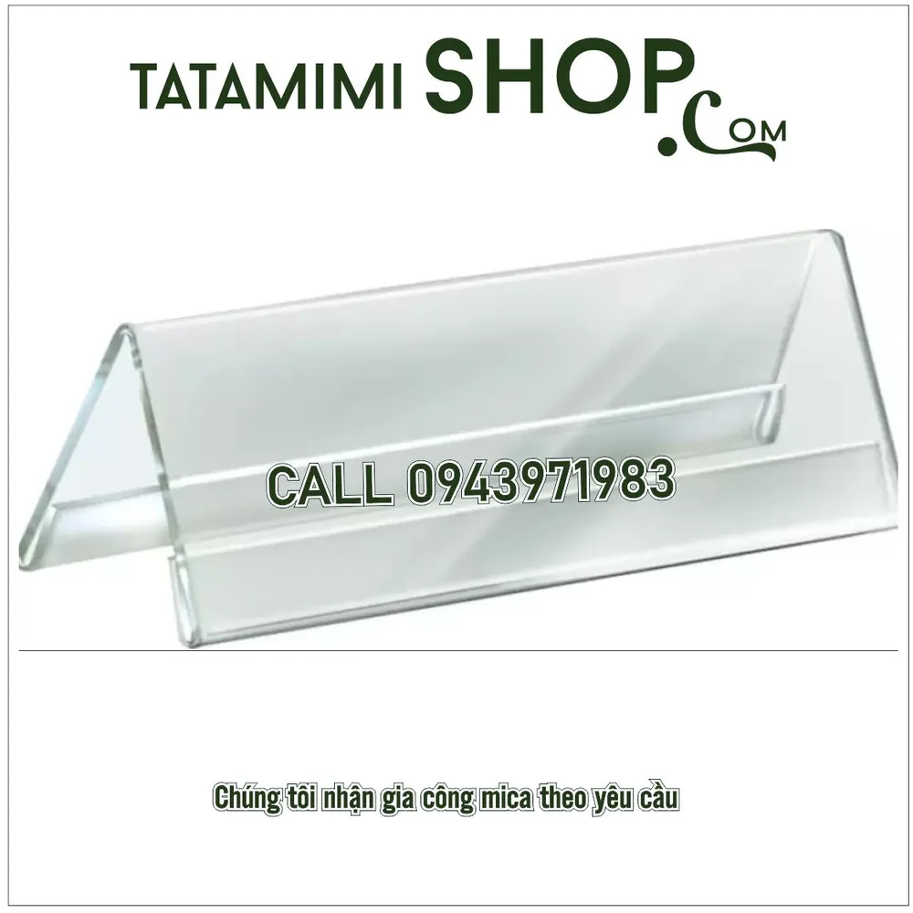 Biển chức danh để bàn chữ A 8x24cm