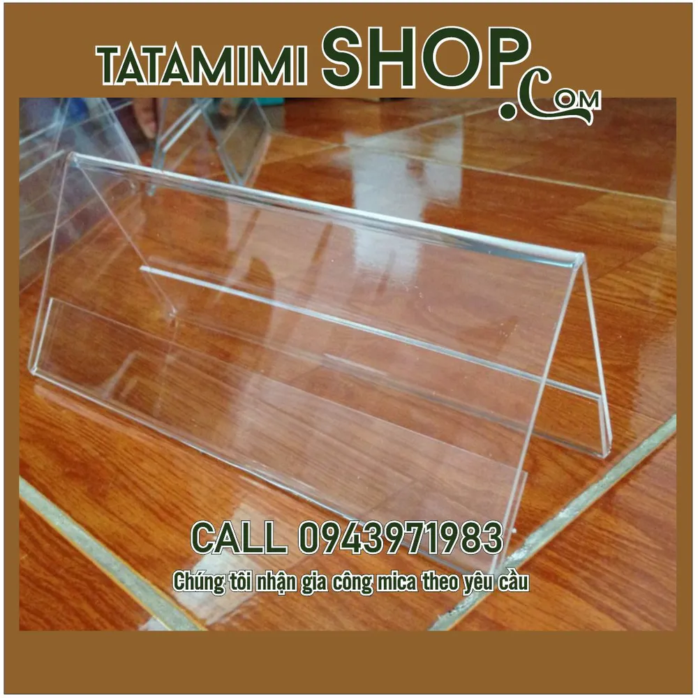 Biển chức danh để bàn chữ A 8x24cm