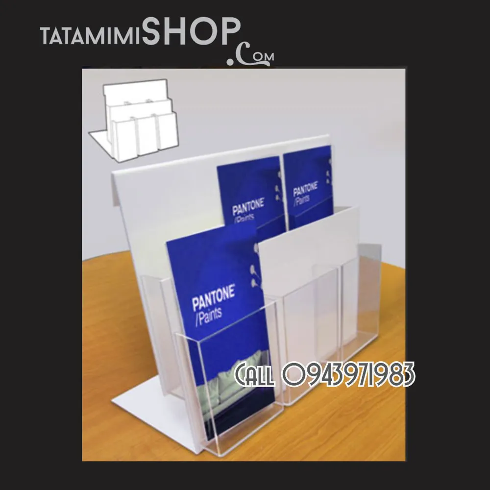 Hộp để tờ rơi brochure A4 gập 3