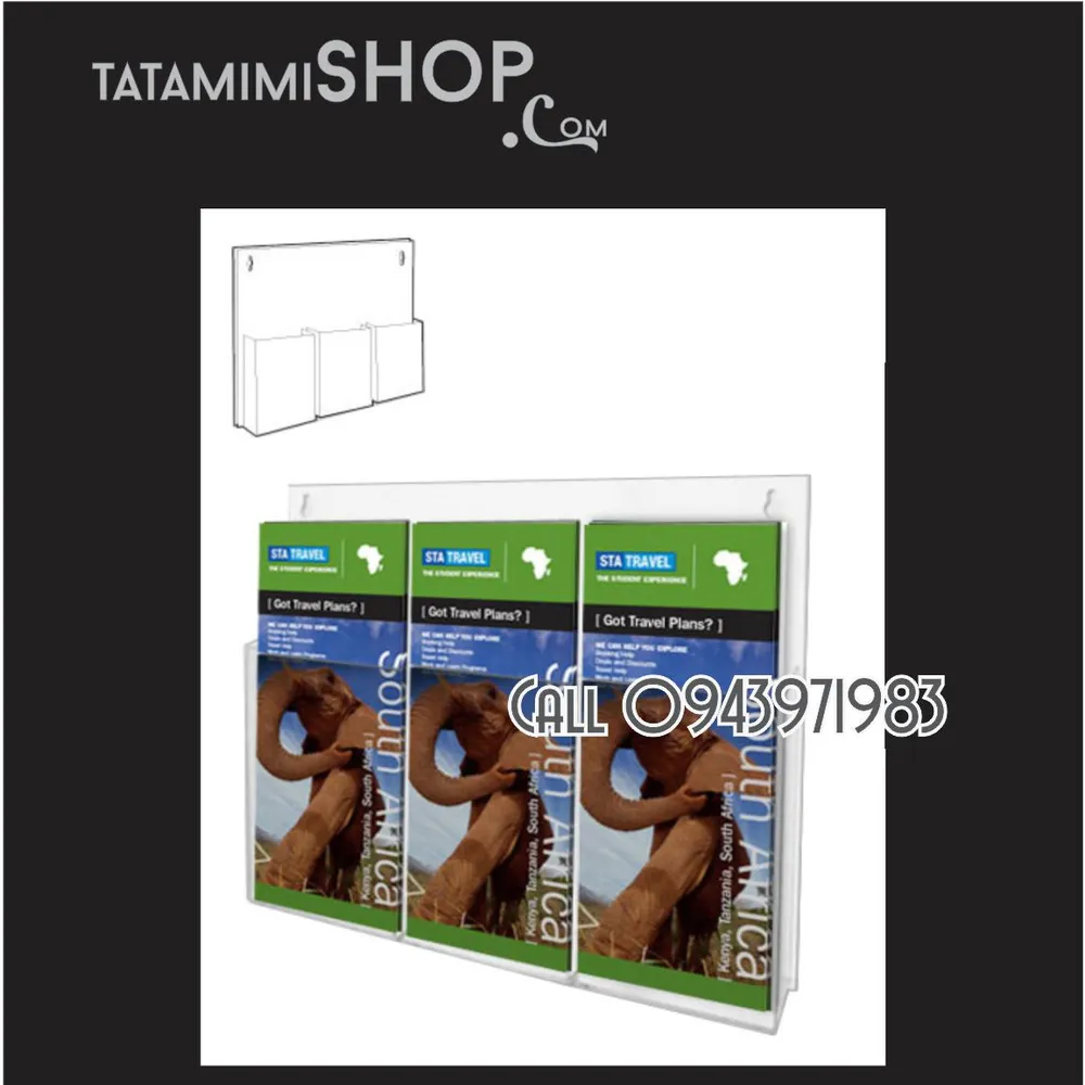 Checklist mica A4 gập 3 treo tường