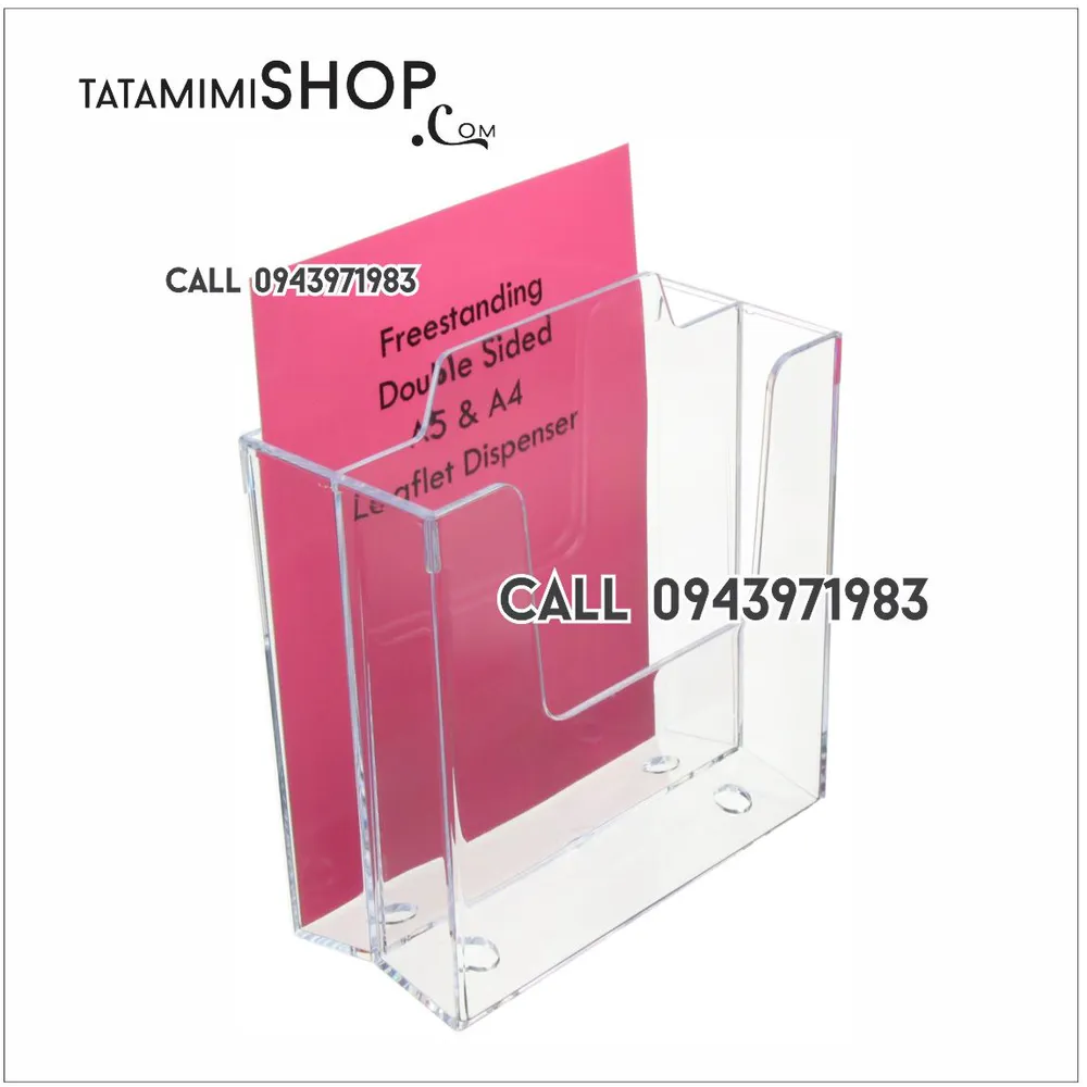 Kệ checklist A4 treo tường 2 ngăn