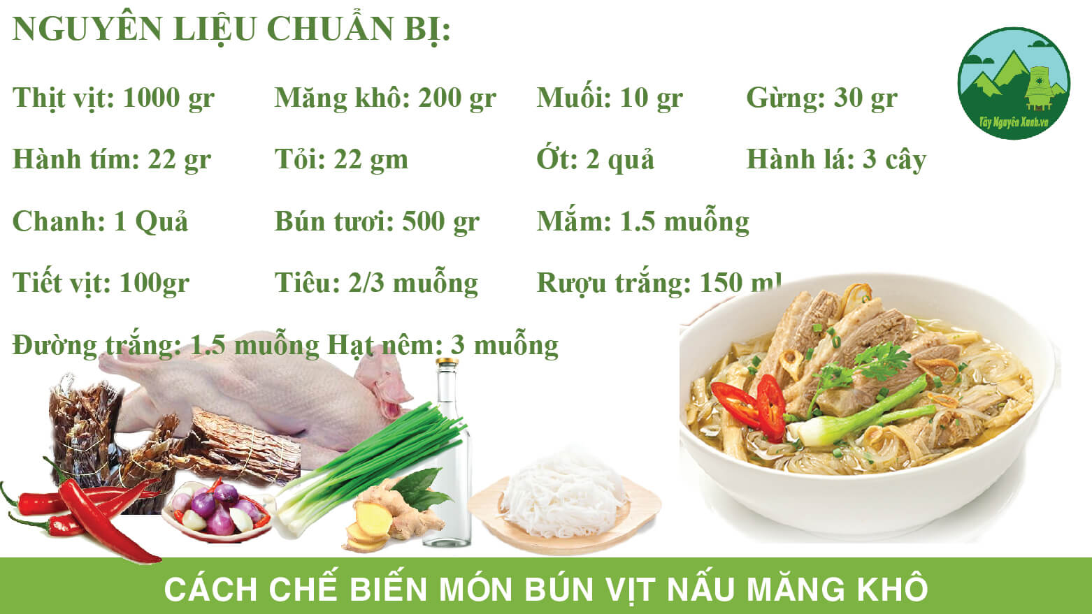 bún vịt nấu măng khô bún vịt nấu măng khô