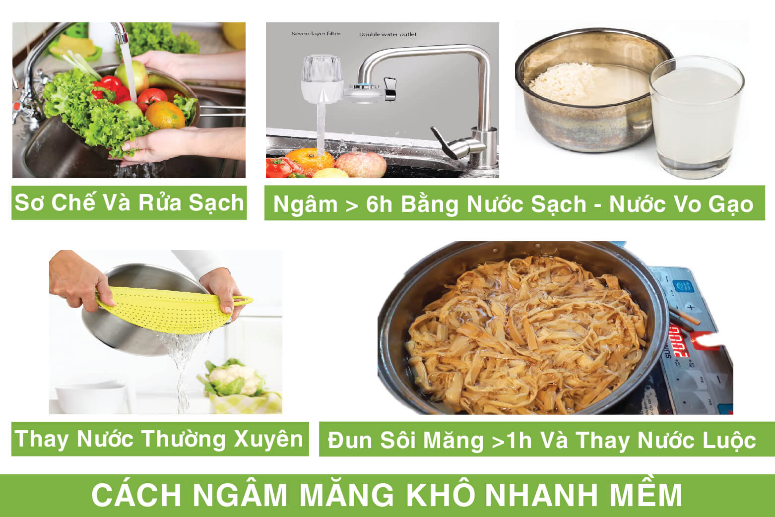 cách ngâm măng khô nhanh mềm cách ngâm măng khô nhanh mềm