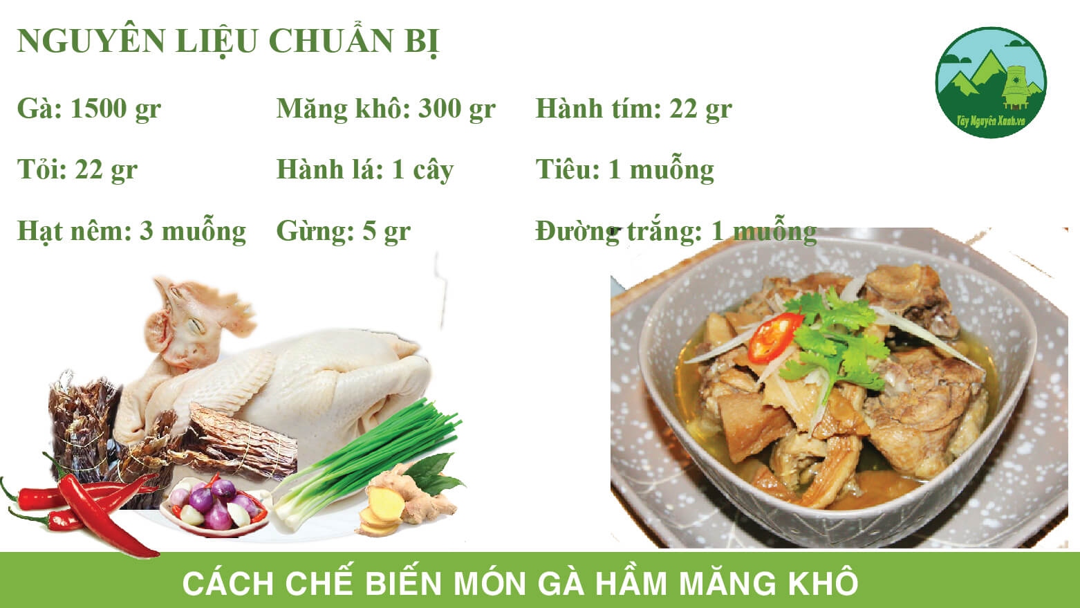 gà hầm măng khô gà hầm măng khô