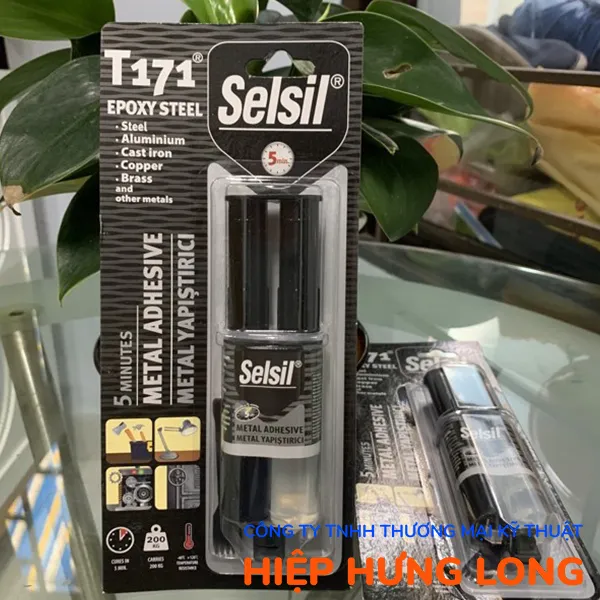 Metal Epoxy Adhesive  Sets in 5 Minutes - Selsil