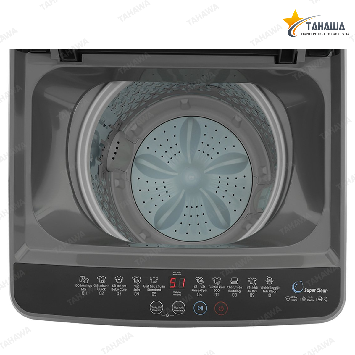 Máy giặt Inverter 8kg Tahawa TH-WTZQ8012UT Máy giặt Inverter 8kg Tahawa TH-WTZQ8012UT