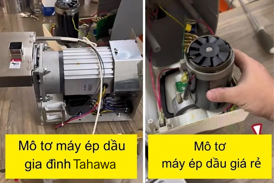 máy ép dầu giá rẻ thường sử dụng loại động cơ hiệu năng kém máy ép dầu giá rẻ thường sử dụng loại động cơ hiệu năng kém