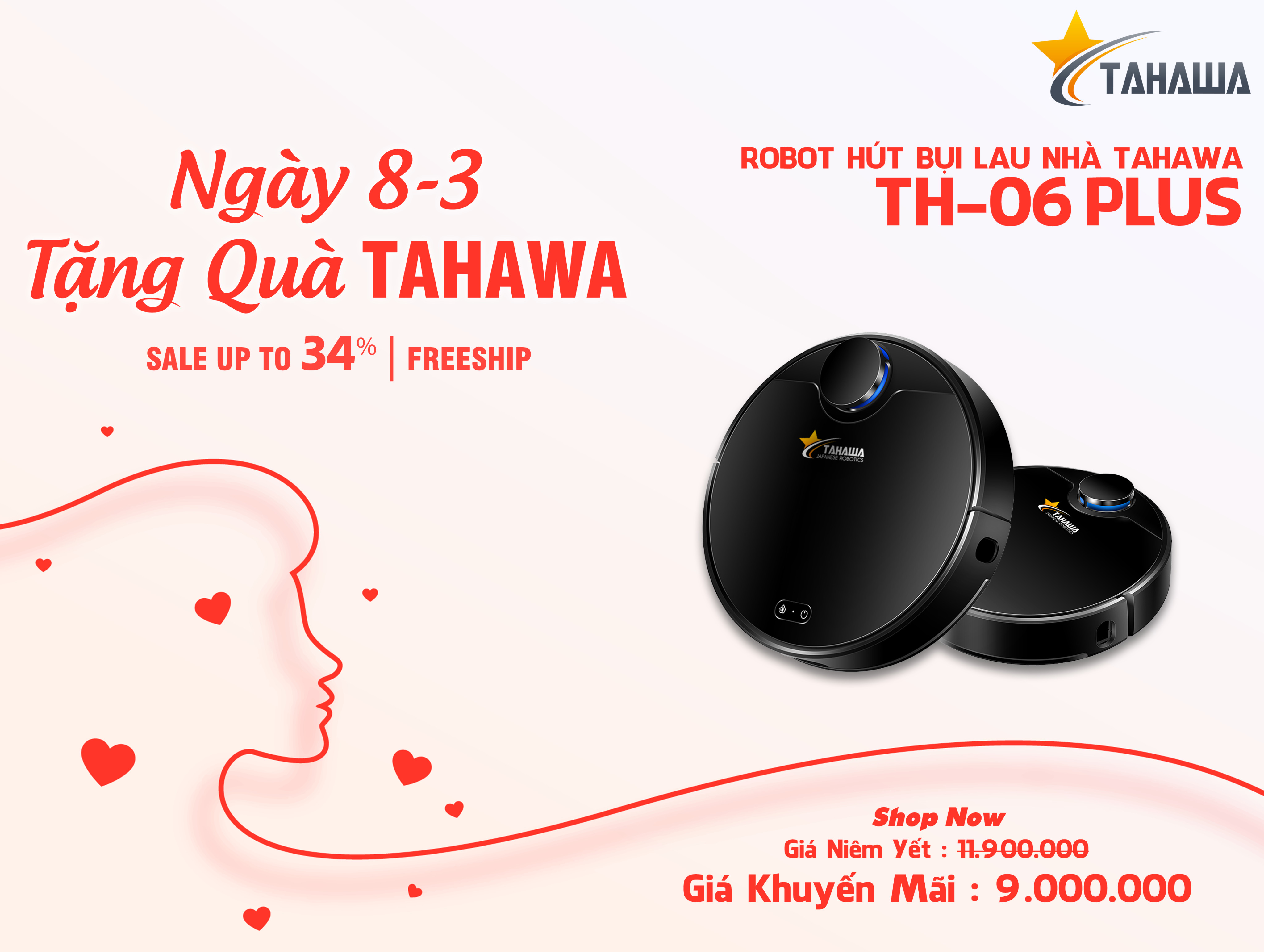 robot hút bụi Tahawa