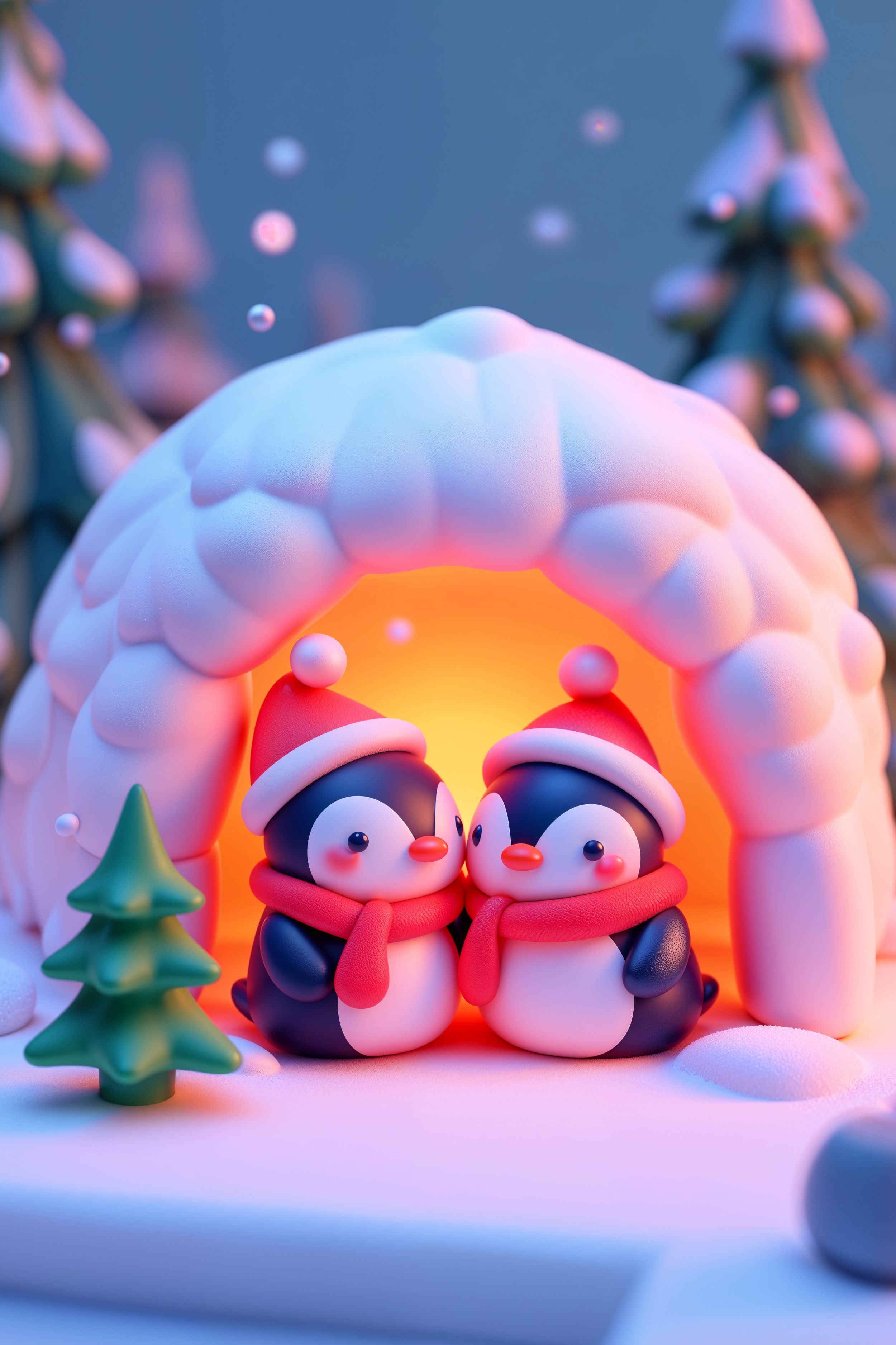 Hình nền Giáng Sinh 3D – Sống động và sáng tạo