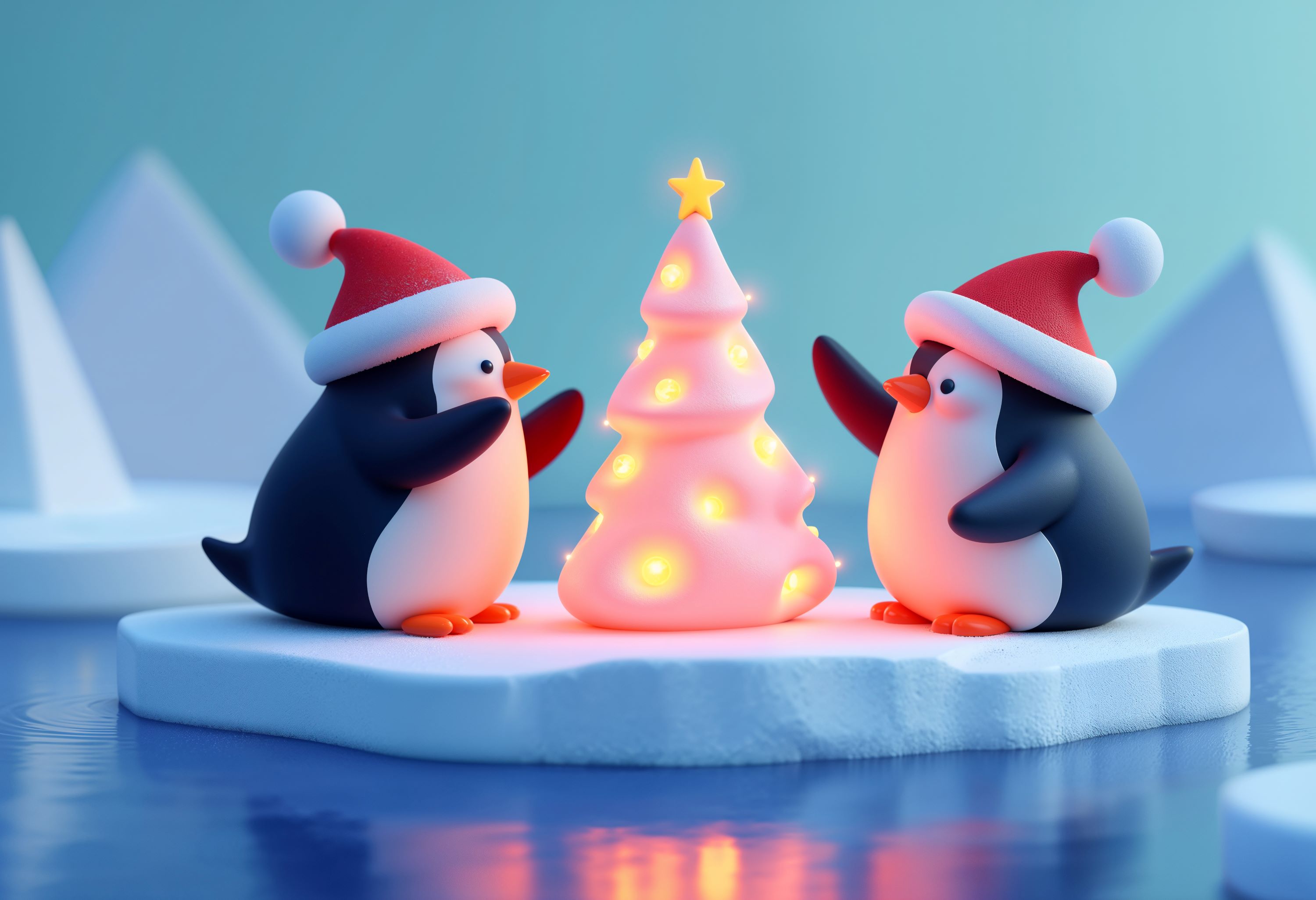 Hình nền Giáng Sinh 3D – Sống động và sáng tạo