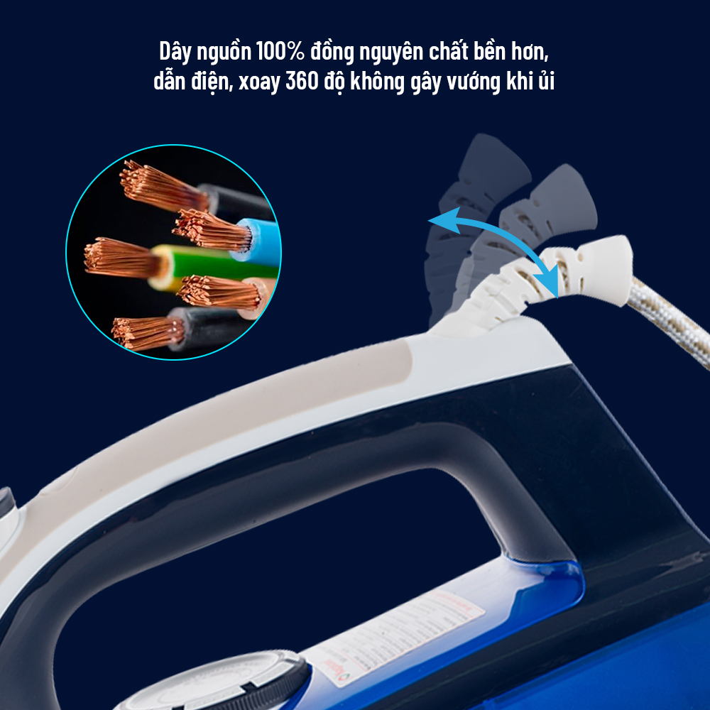 Bàn Là Hơi Nước Tahawa TH-1505 Bàn Là Hơi Nước Tahawa TH-1505