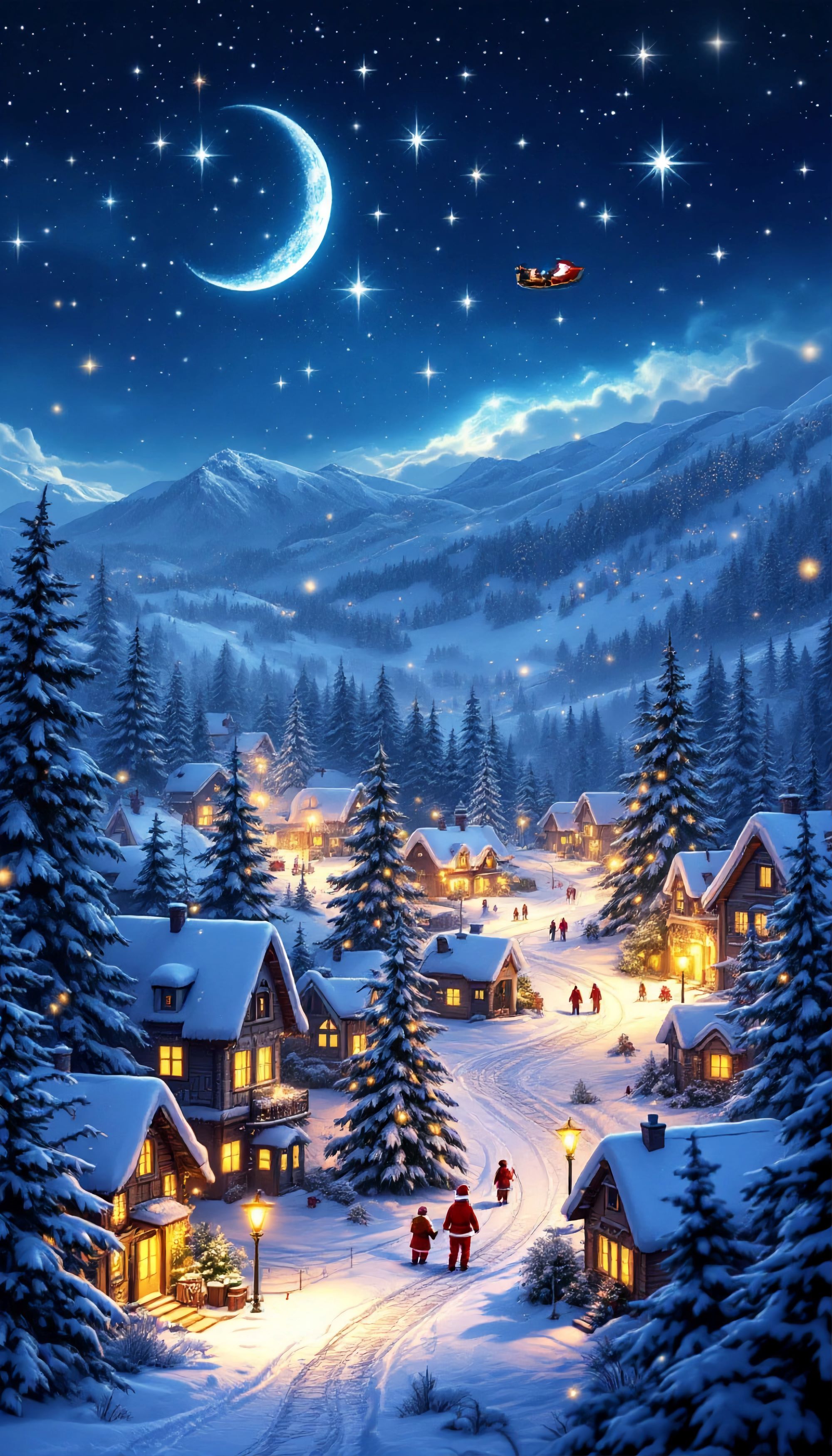 Hình nền Giáng Sinh 4K cho điện thoại