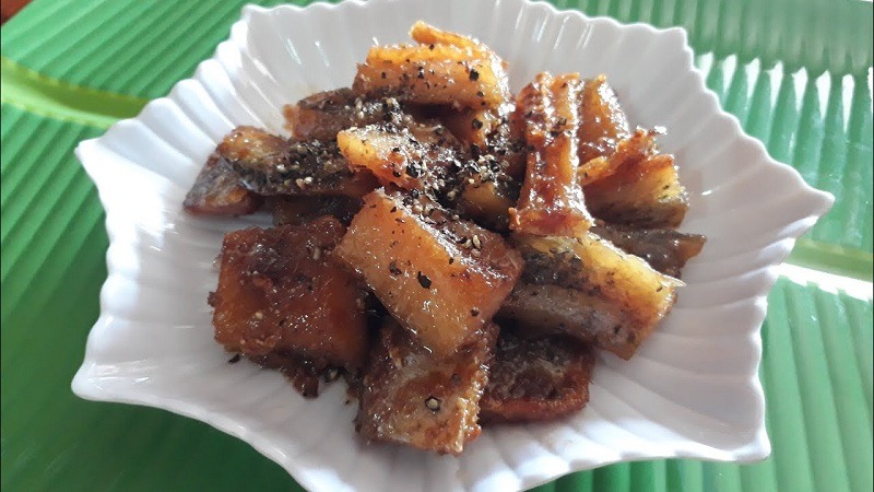 Cách làm cá mối khô chiên đường Cách làm cá mối khô chiên đường