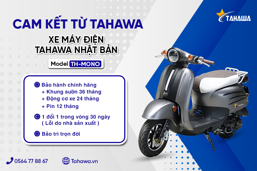 XE MÁY ĐIỆN TAHAWA NHẬT BẢN TH-MONO XE MÁY ĐIỆN TAHAWA NHẬT BẢN TH-MONO