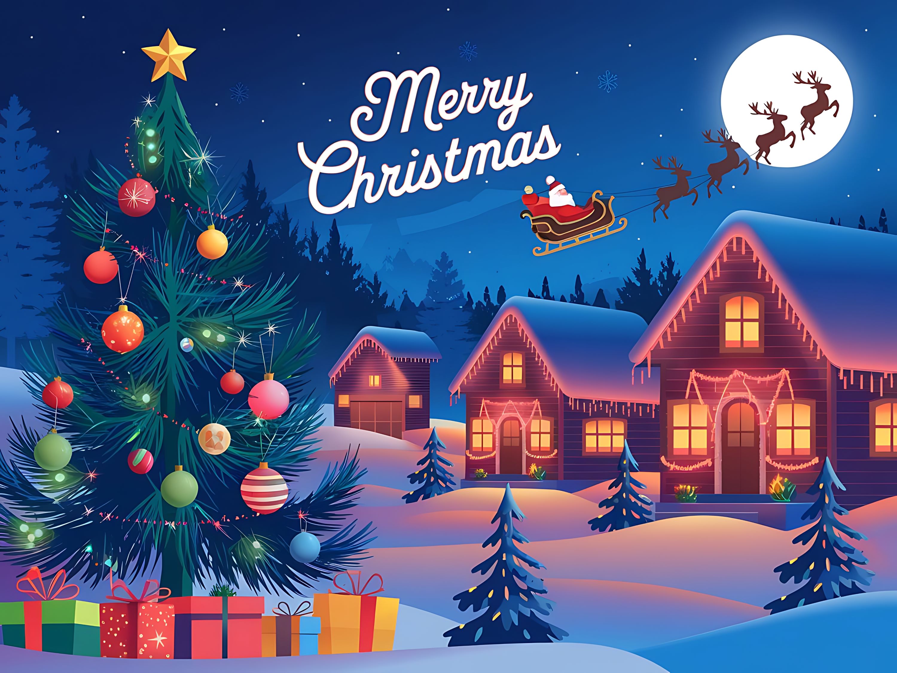 Bộ hình nền Giáng Sinh đẹp và mới nhất 2026