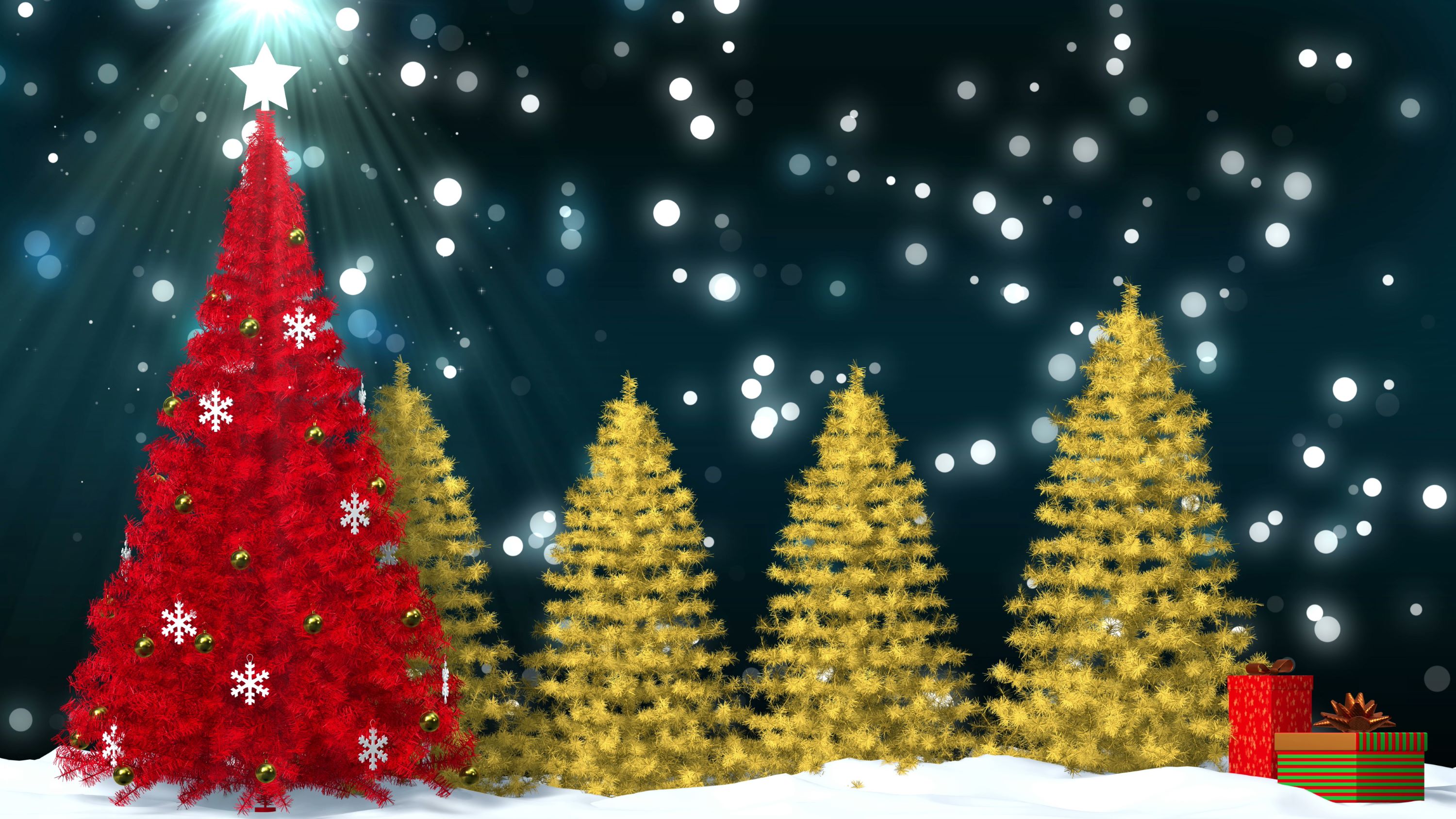 Hình nền cây thông Noel – Biểu tượng mùa lễ hội