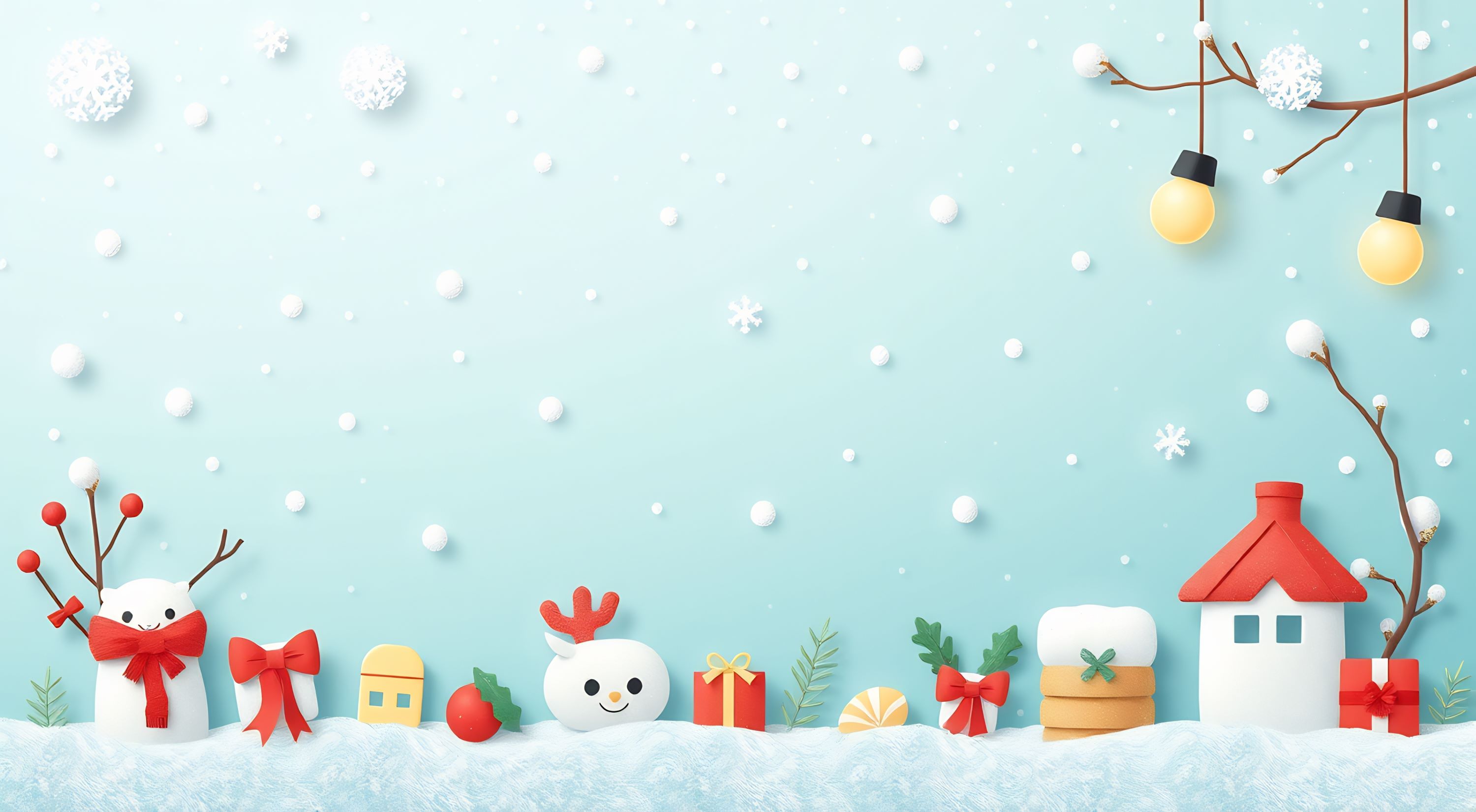 Hình nền Giáng Sinh dễ thương – Phong cách được yêu thích nhất