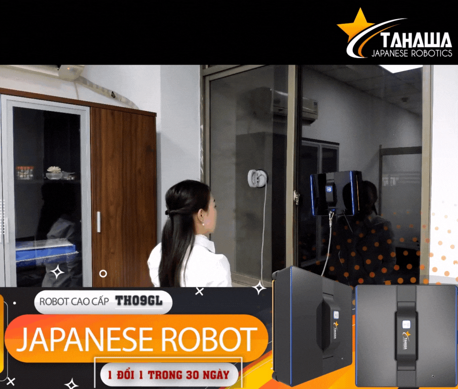 Dễ dàng sử dụng cho mọi lứa tuổi trên robot lau kính Dễ dàng sử dụng cho mọi lứa tuổi trên robot lau kính