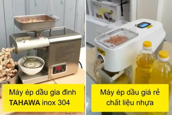 sự khác biệt về chất liệu giữa máy ép dầu giá rẻ và máy ép dầu cao cấp sự khác biệt về chất liệu giữa máy ép dầu giá rẻ và máy ép dầu cao cấp