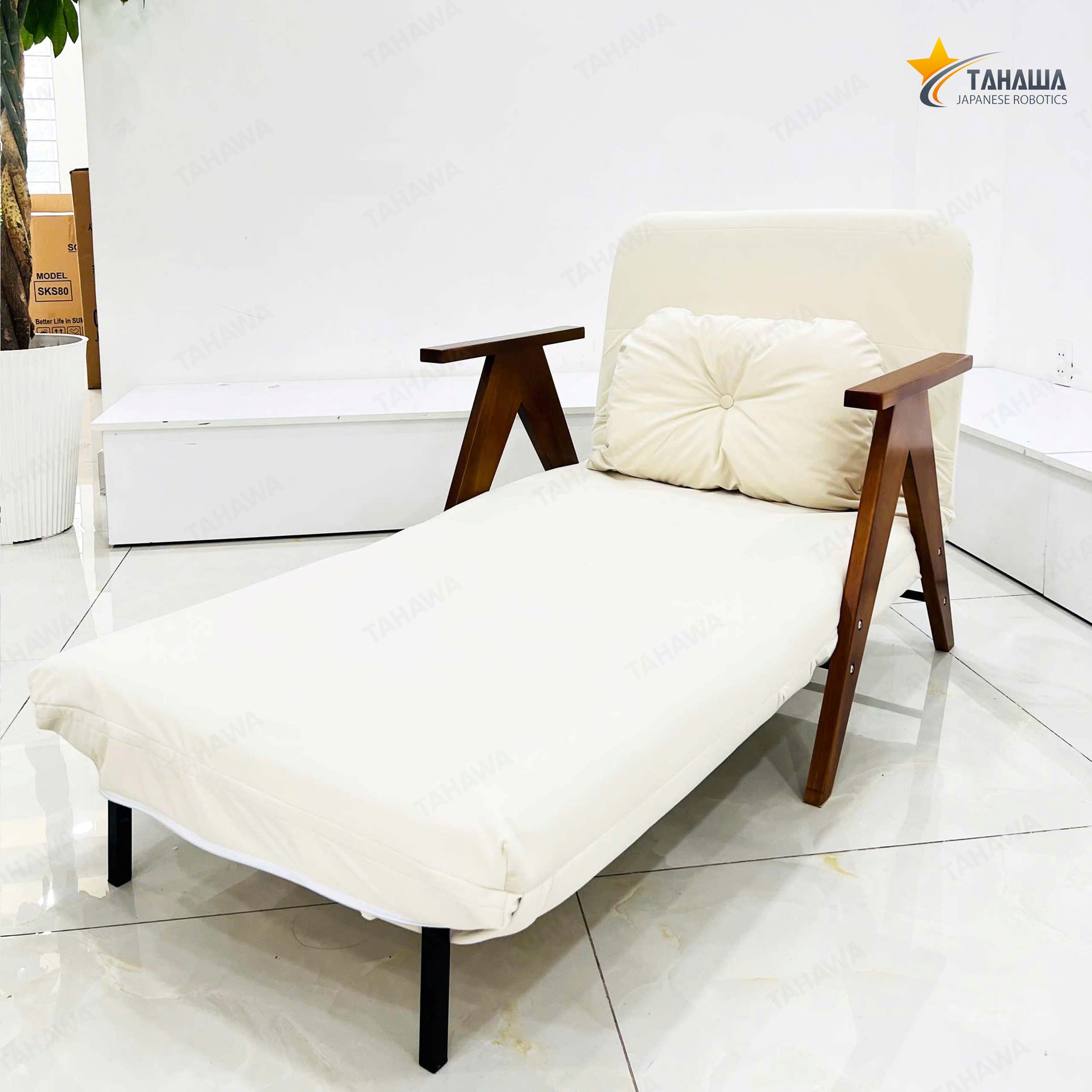 Ghế Sofa - Giường Xếp Gấp Gọn Thông Minh TAHAWA TH-SKS80, rộng 80cm Ghế Sofa - Giường Xếp Gấp Gọn Thông Minh TAHAWA TH-SKS80, rộng 80cm