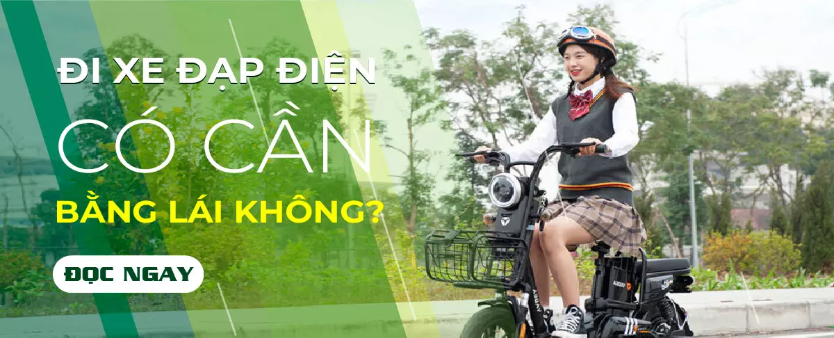 đi xe đạp điện có cần bằng lái hay không đi xe đạp điện có cần bằng lái hay không