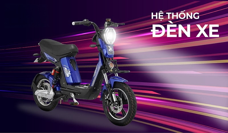 Hệ thống đèn và còi trên xe máy điện Hệ thống đèn và còi trên xe máy điện