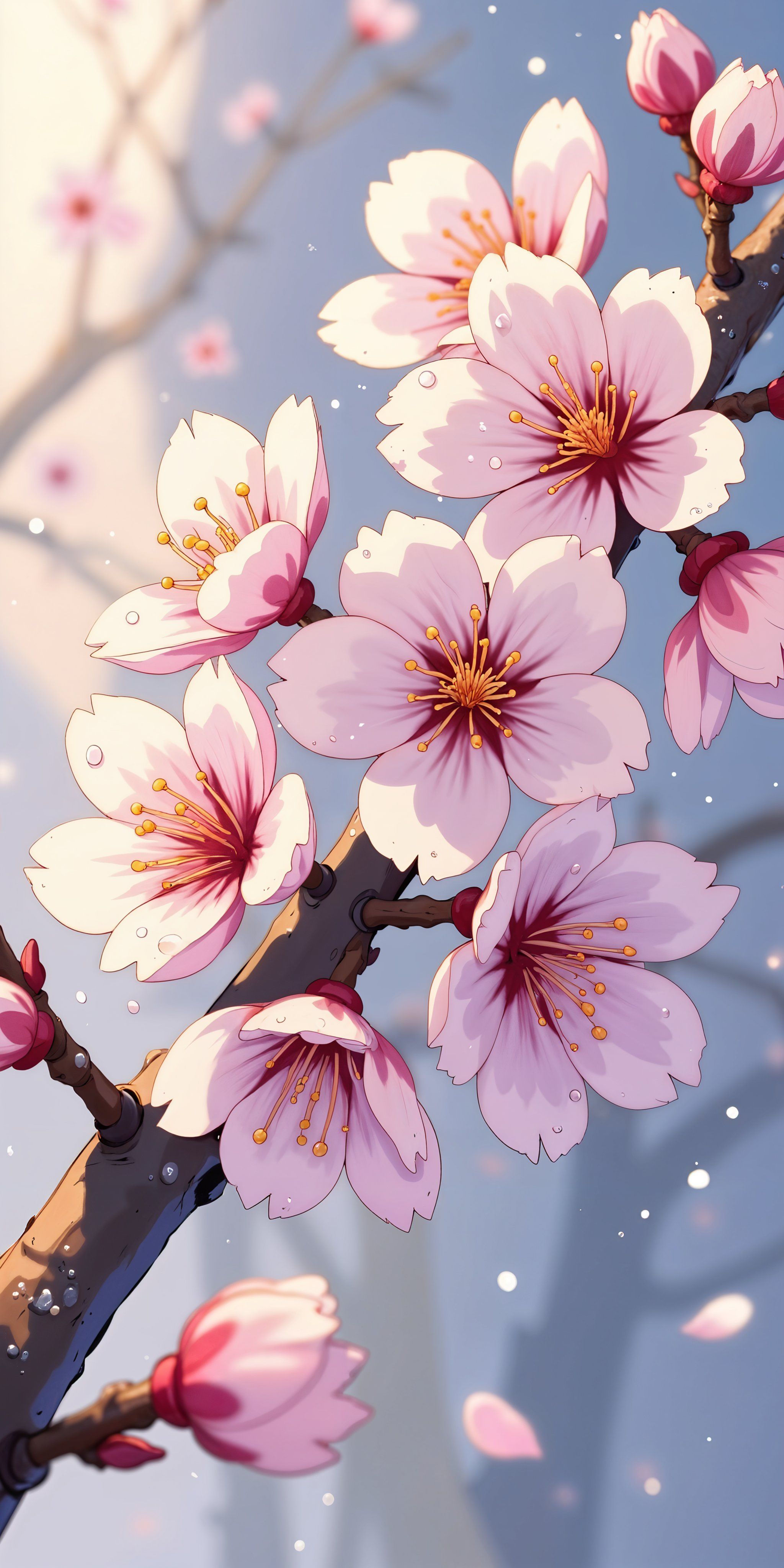 Hình nền điện thoại hoa đào 4k 2 Hình nền điện thoại hoa đào 4k 2