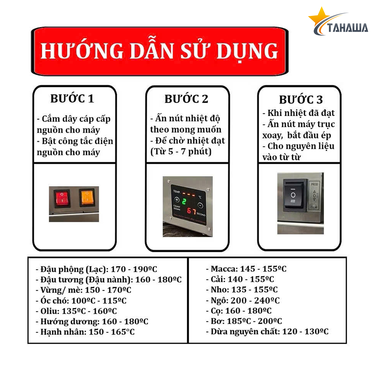 Máy ép dầu thực vật Tahawa TH-S9S Máy ép dầu thực vật Tahawa TH-S9S