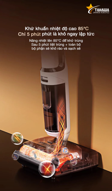 Máy hút bụi lau nhà cầm tay Tahawa TH-S6 Pro Máy hút bụi lau nhà cầm tay Tahawa TH-S6 Pro