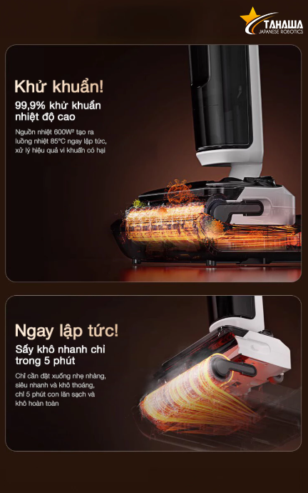 Máy hút bụi lau nhà cầm tay Tahawa TH-S6 Pro Máy hút bụi lau nhà cầm tay Tahawa TH-S6 Pro