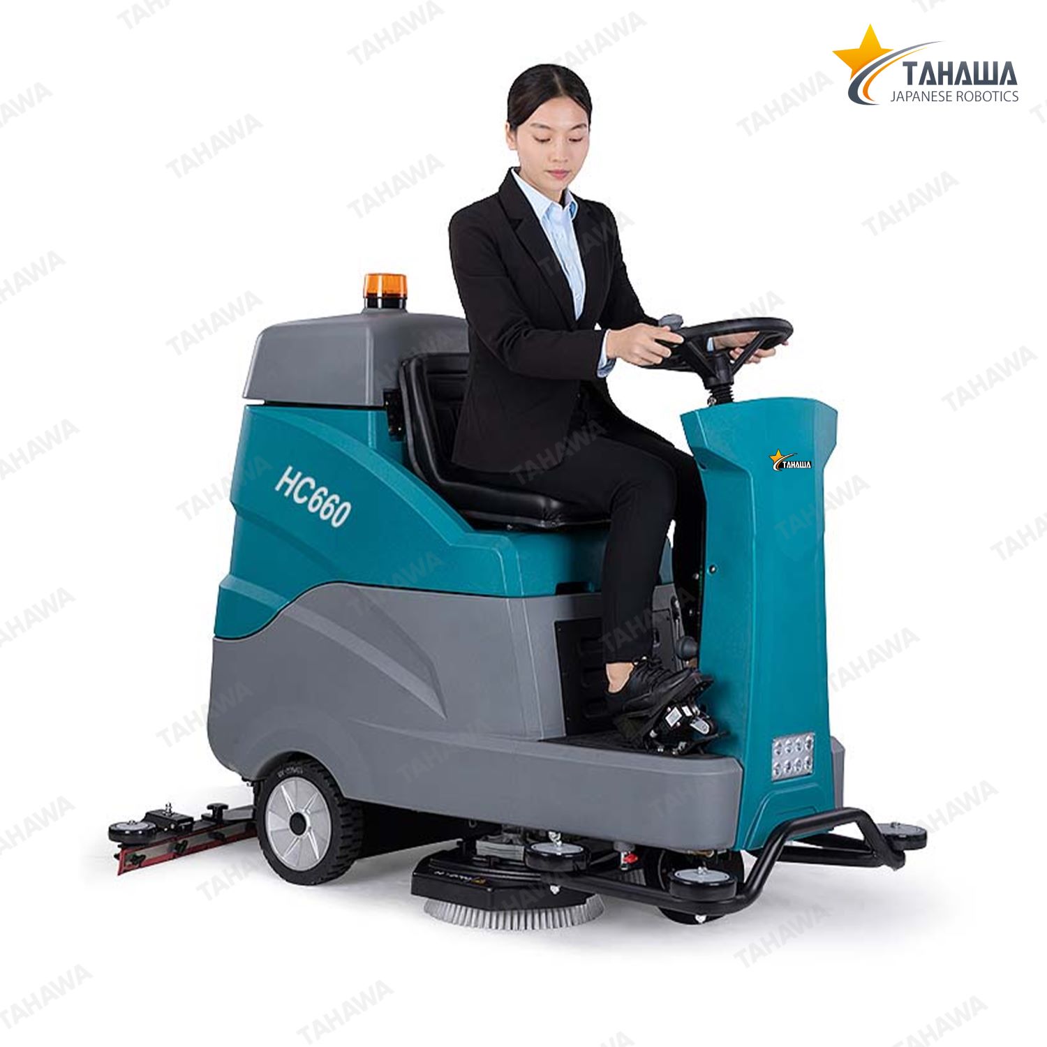 Máy chà sàn ngồi lái Tahawa HC660 Máy chà sàn ngồi lái Tahawa HC660