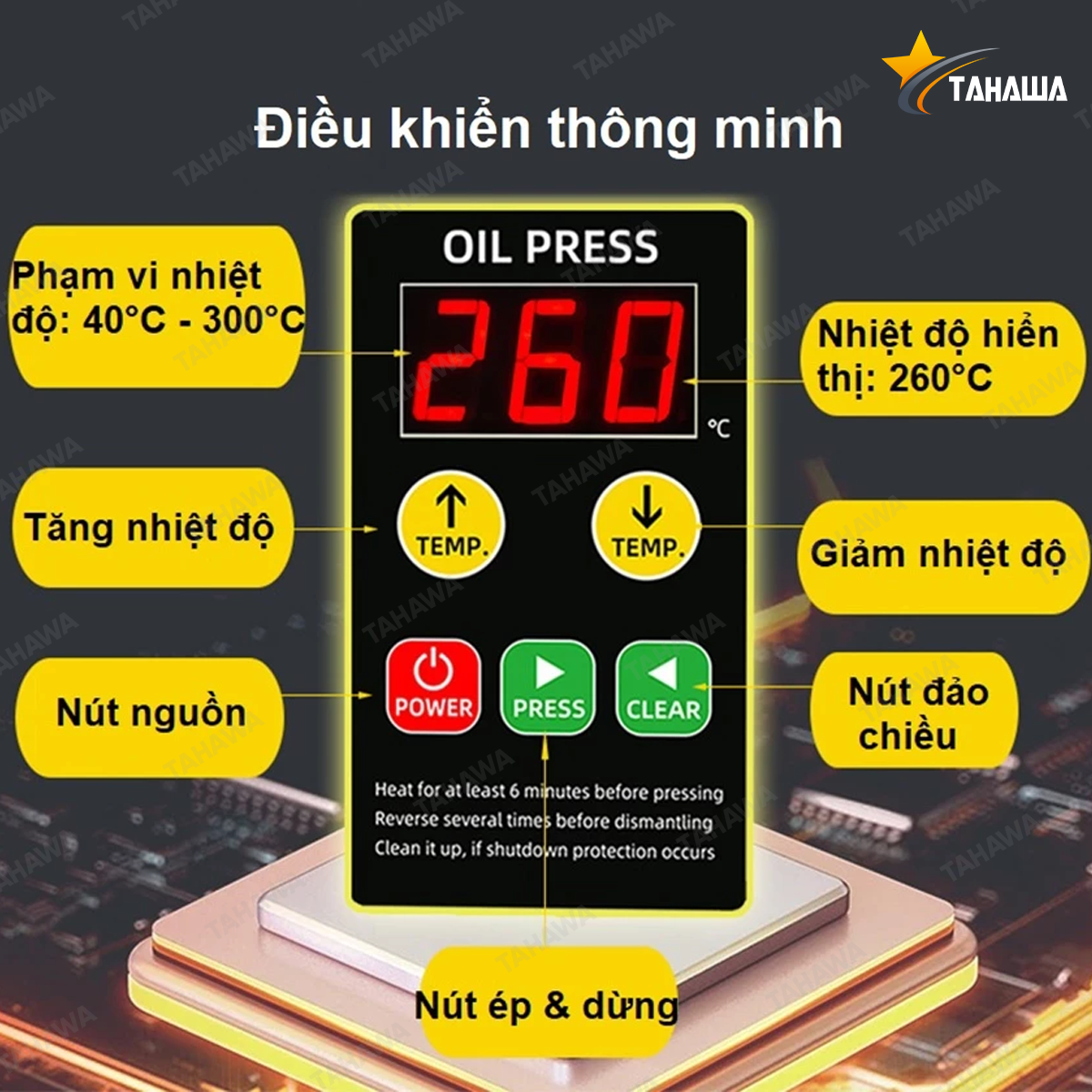 Máy ép dầu ăn cho gia đình Tahawa Nhật Bản TH-R8S Máy ép dầu ăn cho gia đình Tahawa Nhật Bản TH-R8S
